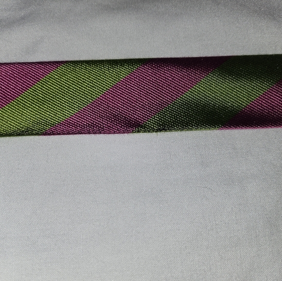 J. Crew Silk Pink Green Belt - Picture 7 of 7